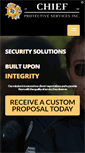 Mobile Screenshot of chiefprotectiveservices.com